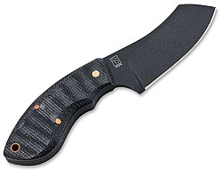 1 x BÖKER Plus RHINO ALL BLACK COPPER - Designer Messer 7,6cm D2 Klinge Micarta Griffschale #02BO085