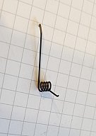 E2, 003958 ANSCHÜTZ Schenkelfeder Feder 5091-9, Neu