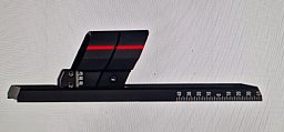 3.7, 018395, ANSCHÜTZ, AUFLAGE SOLID Vario für ONE Schaft Carbonrohr, NEU