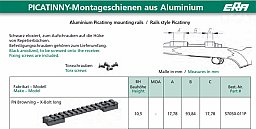 Recknagel (Weaver) Picatinny Schiene für FN-Browning X-Bolt | LONG .30-06 Spr. inkl. Schrauben NEU!