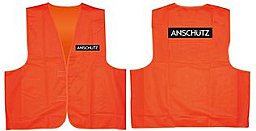 015725, ANSCHÜTZ Warnweste Weste für Drückjagden mit LOGO, NEU