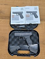 ANSCHAUEN LOHNT: GLOCK 43 9MM LUGER MIT KOMPL. ZUBEHÖR + KOFFER - SUPER KOMPAKT - BESTZUSTAND!