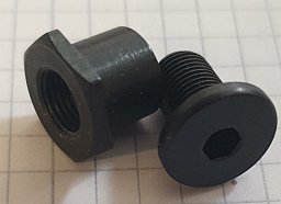 E20, 100000, ANSCHÜTZ 003642 Schraube und 003643Mutter für Hakenkappe 4760-33, 4760-34