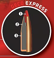 50 Stück NEUE GECO Geschosse - EXPRESS 7mm / .284 - 10,0g/155gr #2416985 | Wirksamkeit auf weite D