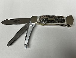Hartkopf Jagdmesser Klinge Säge Aufbruchklinge