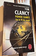 Buch – Tom Clancy – „Power Games – Sur le fil du rasoir“ – Französisch – Neuwertig