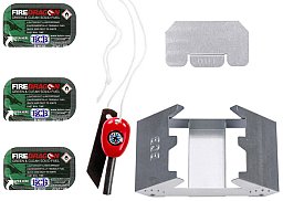 Fire Dragon Klappkocher-Set inkl. wetterfestem Brennstoff & Feuerstein