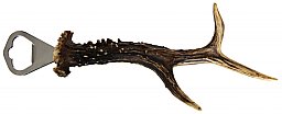Flaschenöffner aus echtem Rehghörn | Bieröffner, Kabselheber | Abwurfstange Rehbock | Länge: 25cm