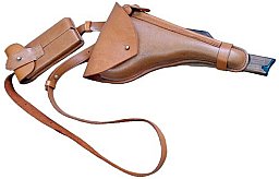 REPRO Marine Luger P04 Set mit Holster Putzstock Magazintasche Anschlagschaft und Beriemung