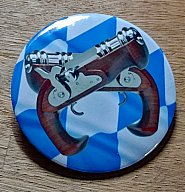 Böller - Button Bayern 58mm Durchmesser