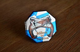 Böller - Button Bayern Böllern ist Tradition