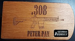 Personalisierte Patronenbox aus Holz Munitionskiste lasercut handbemalt Geschenkidee Weihnachten