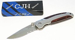 Herbertz Einhandmesser 256410 mit Pakkaholzeinlagen Neu/Ovp