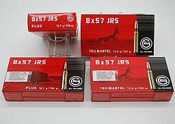 80 Patronen Geco Kal 8x57IRS 12g TM +12,fg Plus Details siehe Bild
