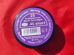 Wadie Knallpatronen im Cal. 45 SHORT