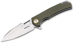 1 x BÖKER MAGNUM SKEKSIS | Einhand Klappmesser 8,3cm Klinge 440er Stahl | grüne G10 Griffschalen NEU