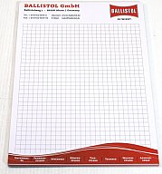 1 x BALLISTOL Notizblock DIN A5 KARIERT ! 25 Blatt mit Kartonunterseite Klebebindung Abrisszettel !