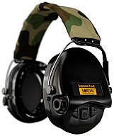 Sordin Supreme Pro-X Gehörschutz - aktiver Jagd-Gehörschützer - EN 352 - Gel-Kissen, Camo-Band