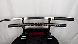Samurai Shirasaya Schwert - scharf, echt & handgeschmiedet - gefaltetes Katana Schwert ohne Ständer