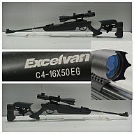 LUFTGEWEHR Spar-SET __ Kal.4,5mm __ LG + Zielfernrohr 4-16x50 __ NEUwertig __ Home Defense