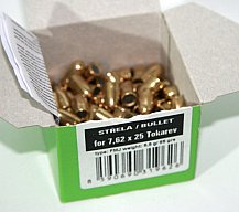 100 Stück S&B | Sellier&Bellot Geschosse V319622 | 7,62x25 Tokarev Dia .308/.310 - 85grs / 5,5g FMJ