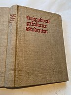 Dt.Reich Soldat Student Gefallene Krieg Briefe No G98 Bajonett