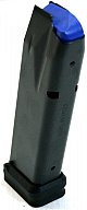 1 x 20 Schuss Ersatzmagazin für WALTHER PDP FULL SIZE 18+2 20rds 9mm 9x19 Luger NEU Aluboden schwarz