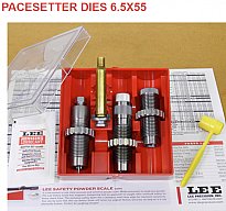 LEE 3-Die-Pacesetter Langwaffen Matrizensatz-SET Full-Length 6,5x55 SE Swedish Mauser 6.5 x55 #90627