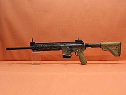 Ha.Büchse .223Rem Heckler&Koch/H&K MR223 A3 16,5" Lauf RAL8000 HKey K, Gas-Piston-System AR-15/HK416