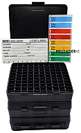 100er Patronenbox 9mm .32 S&W .380 ACP MTM CASE-GARD P-100-9-40 schwarz mit Scharnier NEU