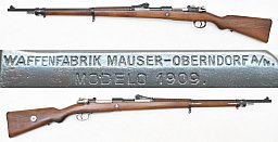 MAUSER Militärgewehr Modell 1909 " Peru " im Kal. 7,65mm Argent.