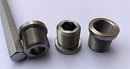 5/8x24 oder M15x1 auf M18x1 Wechseladapter Adapter Schalldämpfer