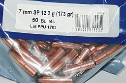 50 Stück PPU | PrviPartizan Geschosse #B-067 | 7MM / .284 173grs/11,2g SP - Teilmantel JAGDGESCHOSS
