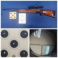 FEINWERKBAU 150 __ Match Luftgewehr + Hubertus 4x32 Zielfernrohr __ TOP