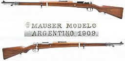 DWM Militärgewehr Modell 1909 " Argentino " im Kal. 7,65mm Argent. mit Seitenmontage