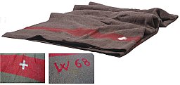 Schweizer Wolldecke ORIGINAL 100% Wolle 200 x 140 cm