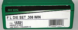 RCBS Matrizensatz Full Length Rifle 2-Die-Set Group A #15501 .308 Winchester 308 Win 7,62x51mm NEU