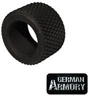 Gewindeschoner Gewindeschutz Rädelmutter 5/8x24 AR10 Schalldämpfergewinde Laufmutter Rädelschraube