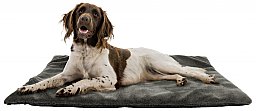 1 x AKAH Hunde Thermobett 100x120 cm | Faserpelz Vlies isoliert rutschfest maschinenwaschbar 30°