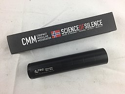 Combo Schalldämpfer A-TEC CMM4 CMM-4 mit F-Kennzeichnung, 1/2"-20 UNF und 1/2"-28 UNEF Gewindestück!