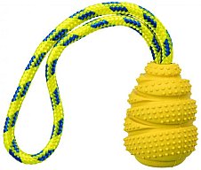 TRIXIE Jumper am Seil, schwimmt, Naturgummi 7 cm/25 cm | Hundespielzeug, Apportierarbeiten ... NEU