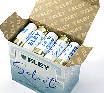 250 x ELEY SELECT TRAP Sportschrotpatronen Fallscheibe Parcours Shotgun Cart 12/67 2,4mm 24g No 7,5