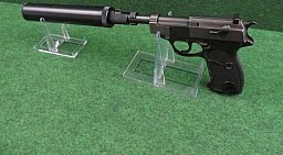 Walther P 38 Adapter/Aufsatz mit 1/2"x28 UNEF Schalldämpfergewinde Laufgewinde