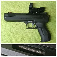 Weihrauch HW40 PCA Match ___ Kal. 5,5mm ___ Luftpistole + RedDot
