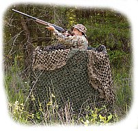 Tarnnetz METERWARE grün/braun 2,4 m breit, länge beliebig - Ansitz-Drückjagd-Deko-Tarnung