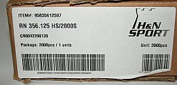 2.000 St. H&N Geschosse .356 RN HS 125grs - .356 / 9mm | Haendler&Natermann BLEIGESCHOSSE Bulkpack