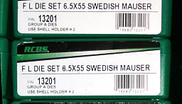 RCBS Langwaffenmatrizensatz Full Length Rifle 2-Die-Set Gr. A #13201 6,5x55 SE Swedish Mauser 6.5x55