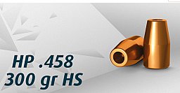 250St. H&N Geschosse .458 HP HS 300grs - 19,44g | Haendler&Nattermann BLEIGESCHOSSE 45-70 Gov/.485Wi