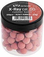 100er Dose LTL X-RaY Heavy Rubber Balls CAL. 50 Gummikugeln less then lethal Munition Home Defence !