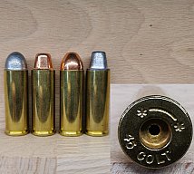 .45 COLT, Revolver, verschiedene Geschosse, Deko-Patrone